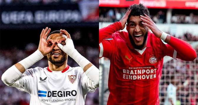 Champions league: le PSV renverse Séville, Saibari et En-Nesyri buteurs