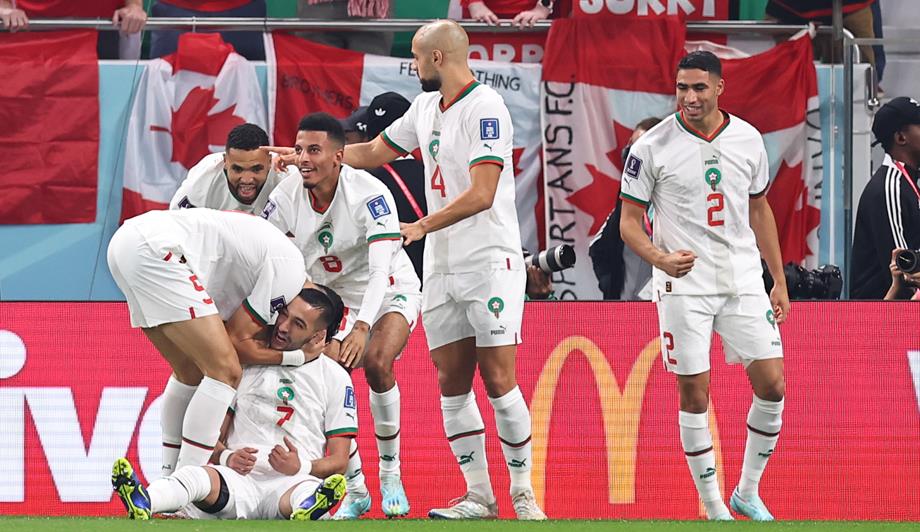 Maroc-Canada : Les Lions mènent à la mi temps (2-1)