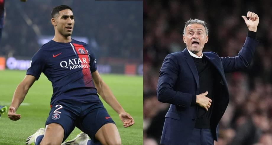 ماذا يقصد إنريكي بكلامه عن حكيمي؟