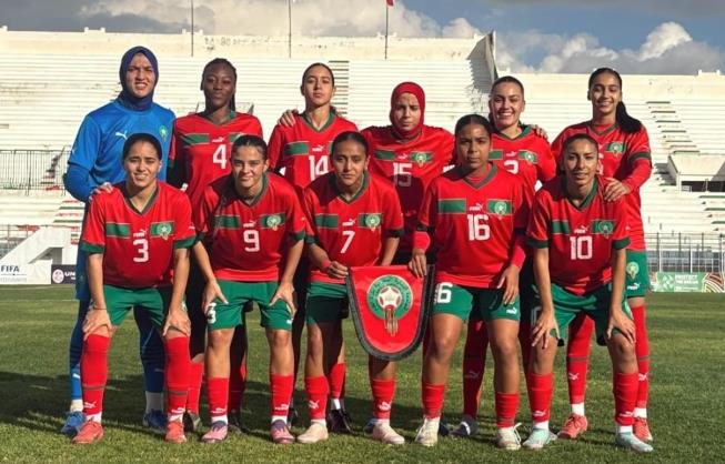 المنتخب النسوي لأقل من 20 سنة يتوج بلقب بطولة شمال إفريقيا