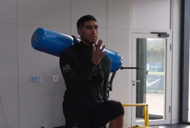 فيديو.. مؤشرات إيجابية تقرب حكيمي من العودة إلى الملاعب