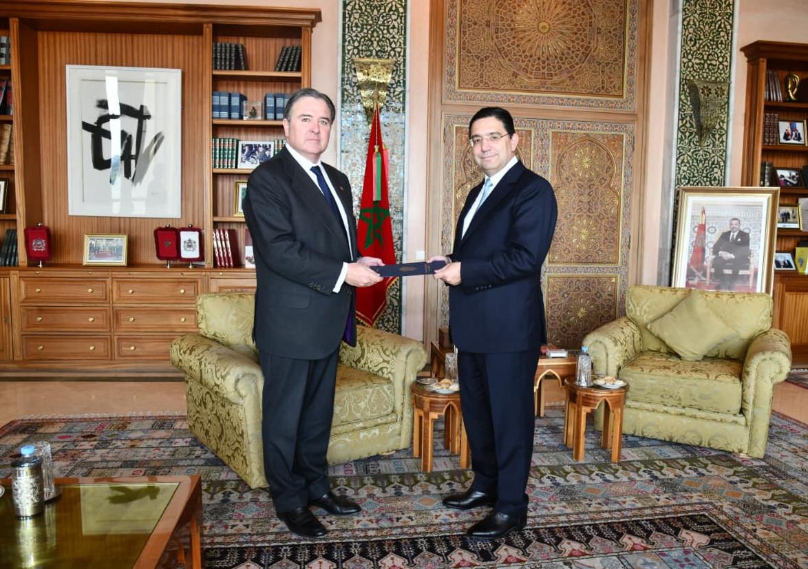 بوريطة يستقبل السفير الأمريكي الجديد بالرباط
