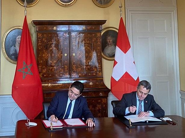 إعلان مشترك بين المغرب وسويسرا
