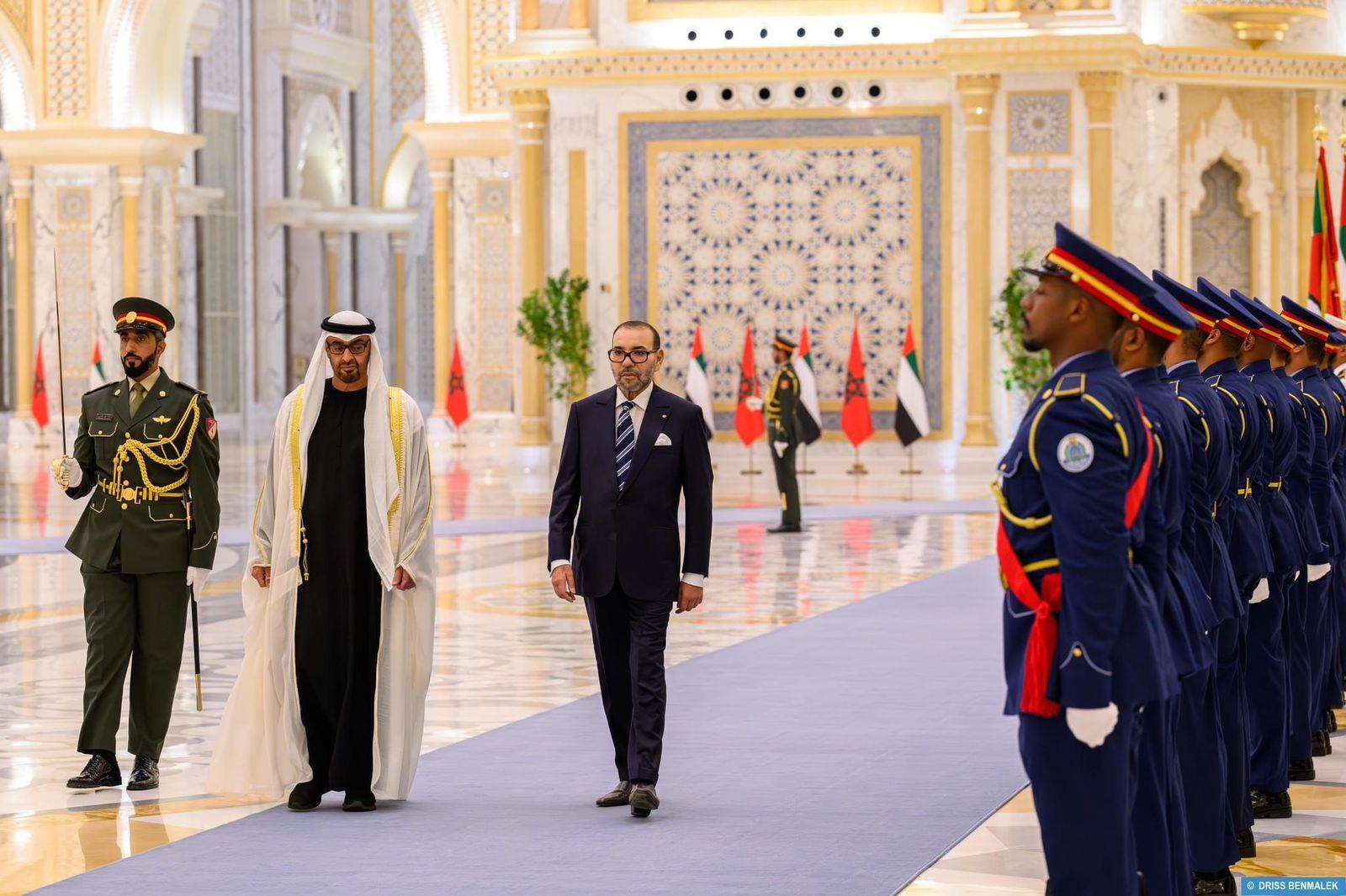Entretiens en tête-à-tête entre SM le Roi Mohammed VI et le Président de l’Etat des Emirats Arabes Unis