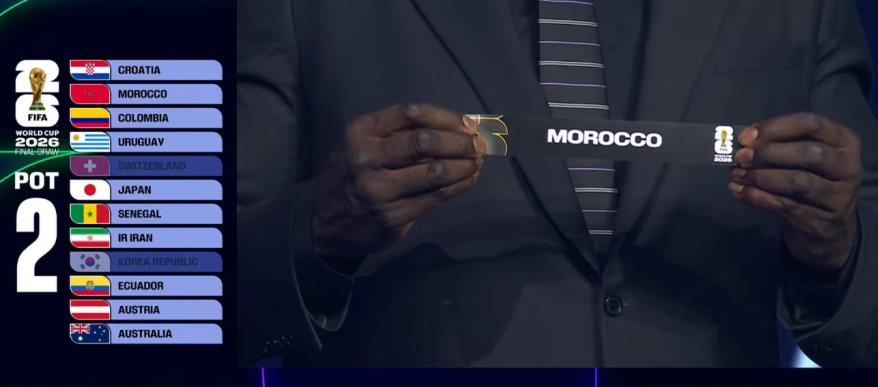 المنتخب المغربي يتعرف على أول منافسيه في كأس العالم 2026