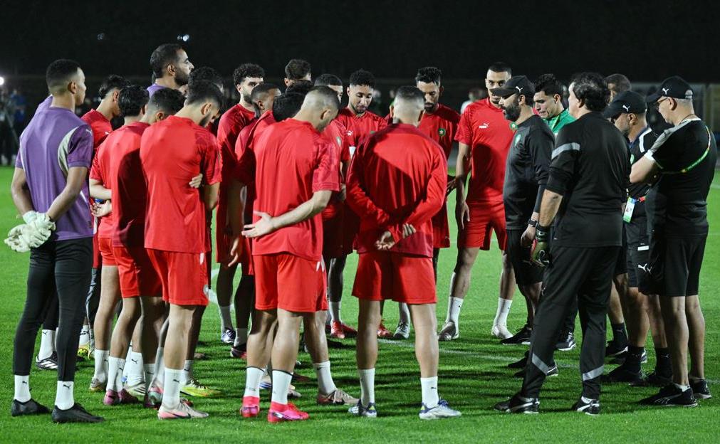 المنتخب الوطني الرديف يختتم استعداداته للقاء السعودية