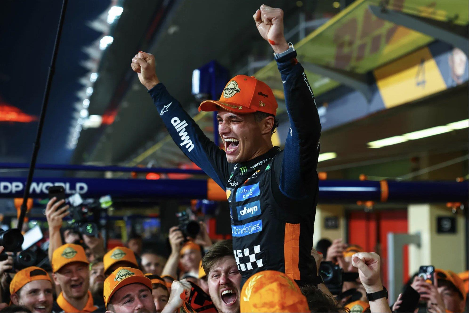 نوريس يعتلي عرش الفورمولا 1… موسم 2025 بين مفاجآت النجوم وصعود جيل جديد