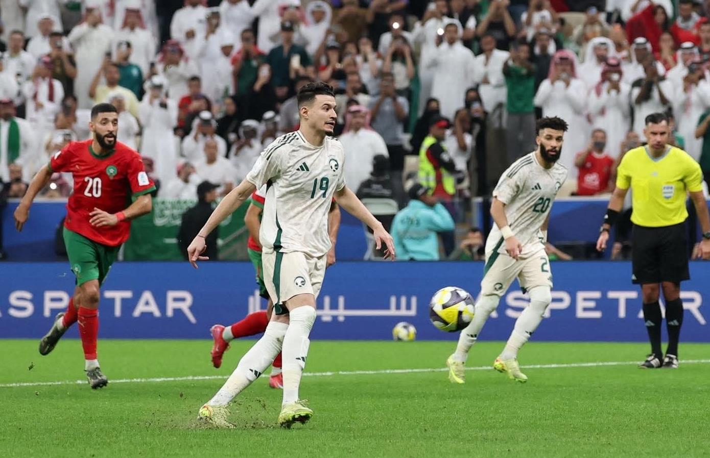 En vidéo.. La panenka complètement ratée d’Al-Hamdan face au Maroc