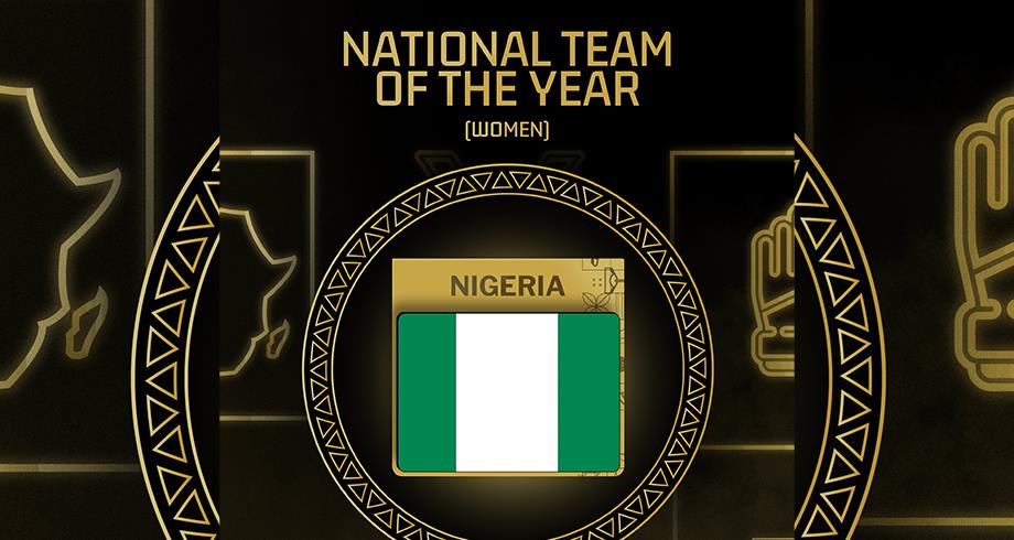 جوائز الكاف.. نيجيريا أفضل منتخب سيدات في إفريقيا لعام 2023