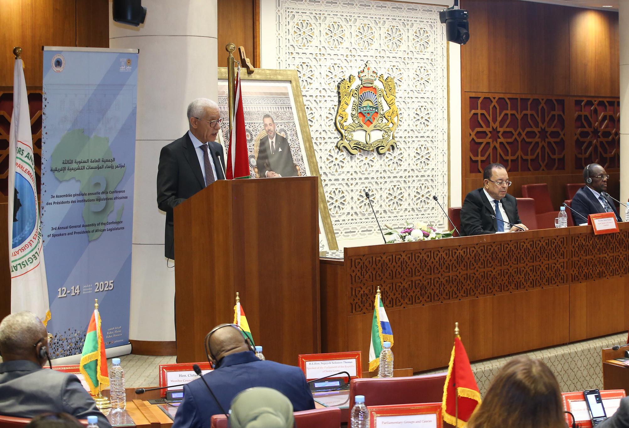 رئيس مجلس النواب: إفريقيا مدعوة إلى الانتقال من منطق تدبير الأزمات إلى تسويتها والوقاية منها