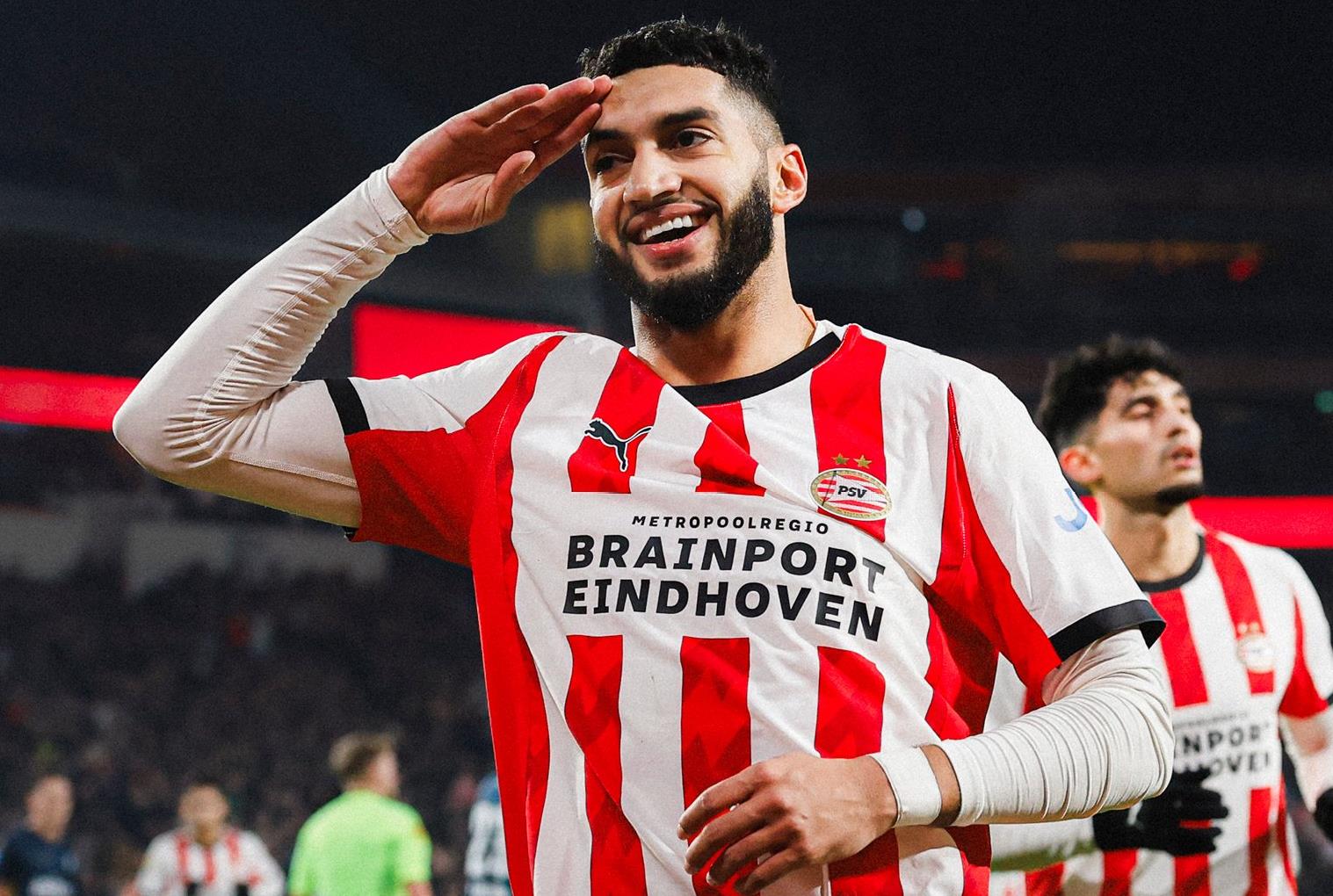Eredivisie : PSV Eindhoven bat Heracles (4-3), Ismael  Saibari buteur