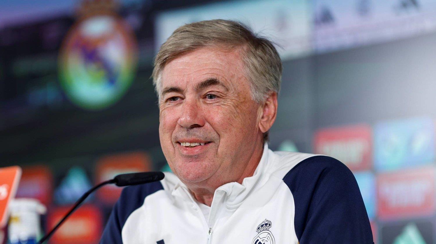 أنشيلوتي يمدد عقده مع ريال مدريد حتى يونيو 2026